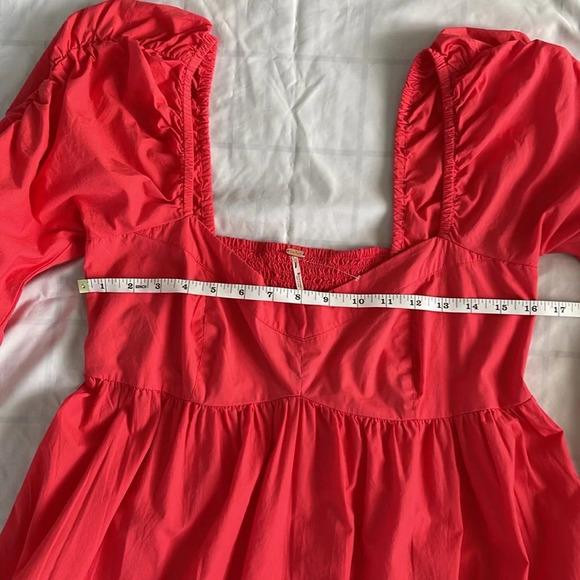 Free People Lindsay Rose Baby Doll Dress Size M - Picture 5 of 13